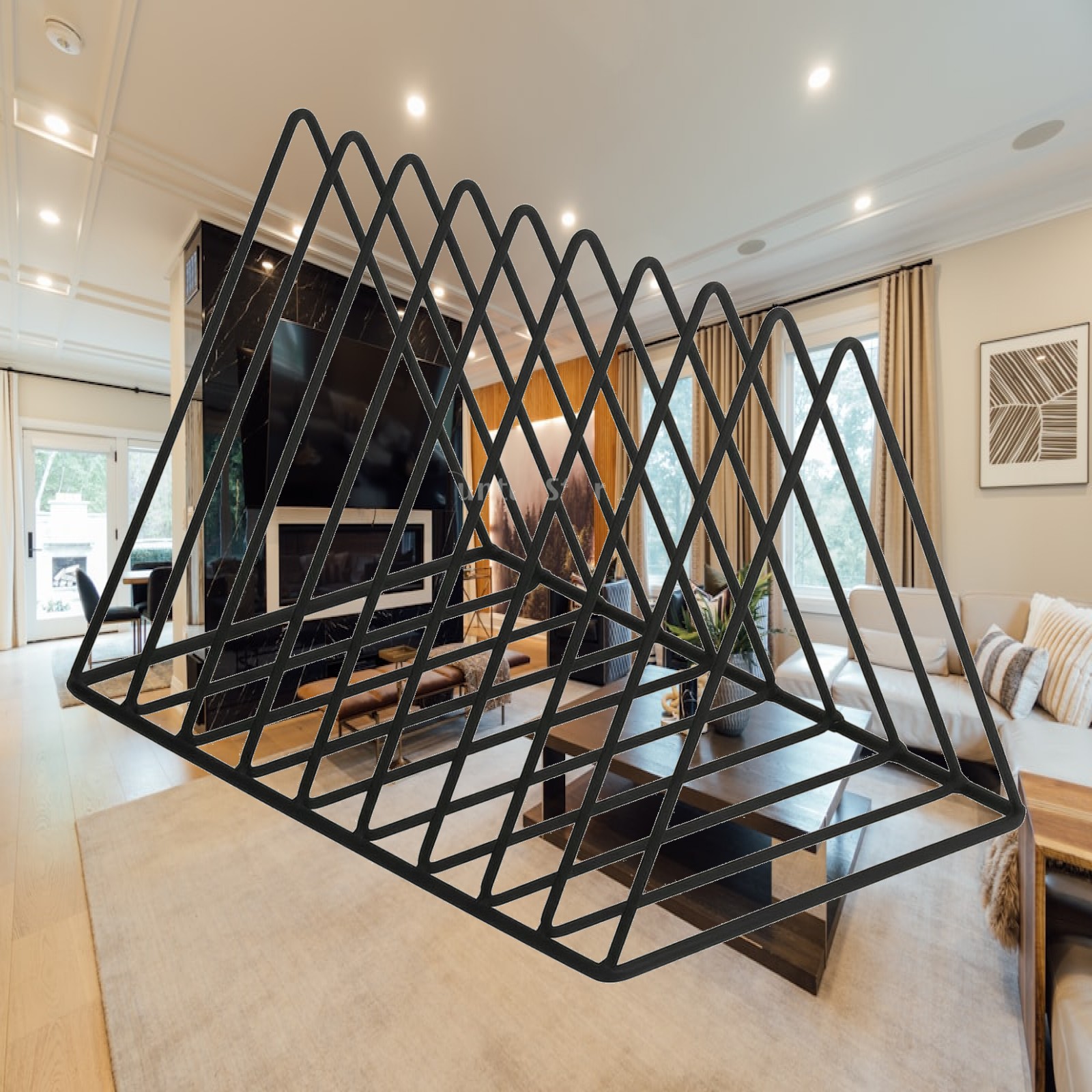 Magazine Holder Rack - Organizador de escritorio de alambre de