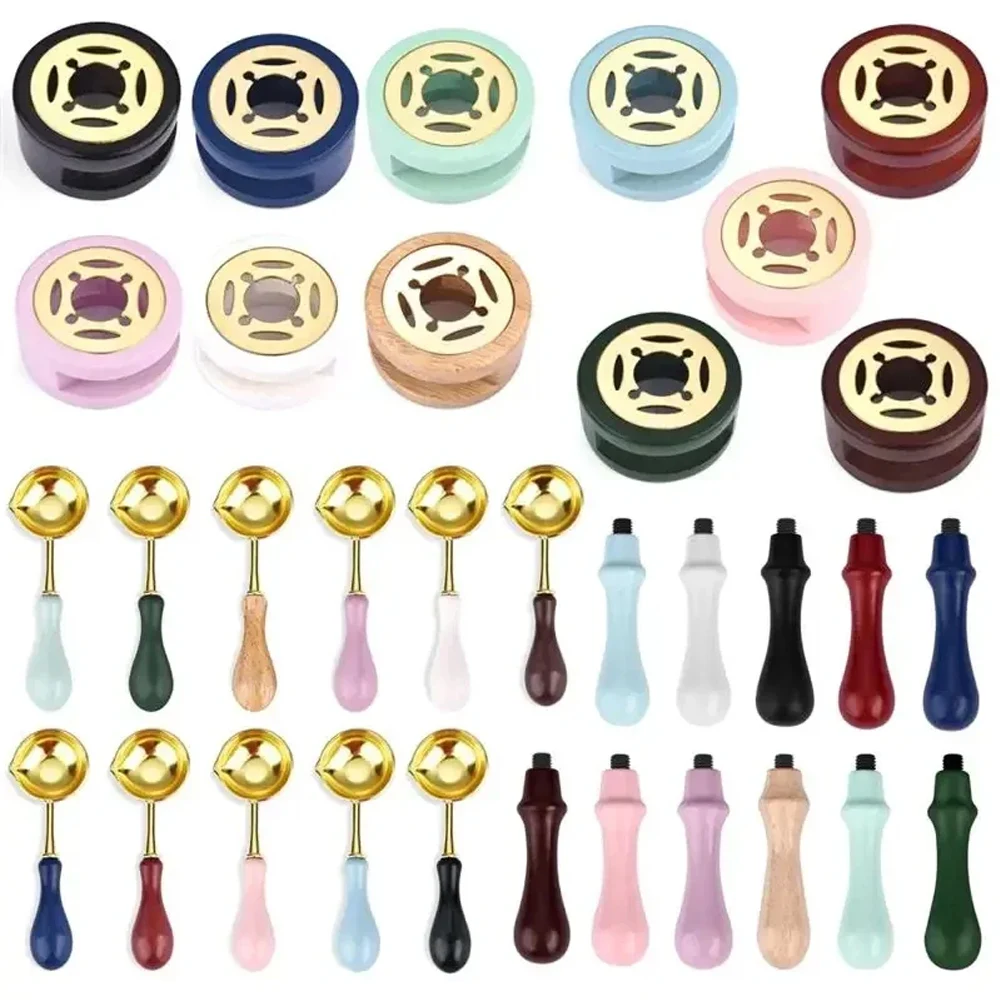 Wax Seal Stamp Set - Juego de 2/3 Sellos de Cera