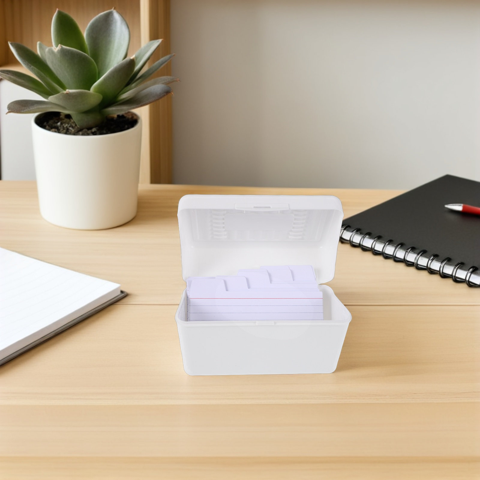 Card Index Box - 50 tarjetas de índice de 7,6