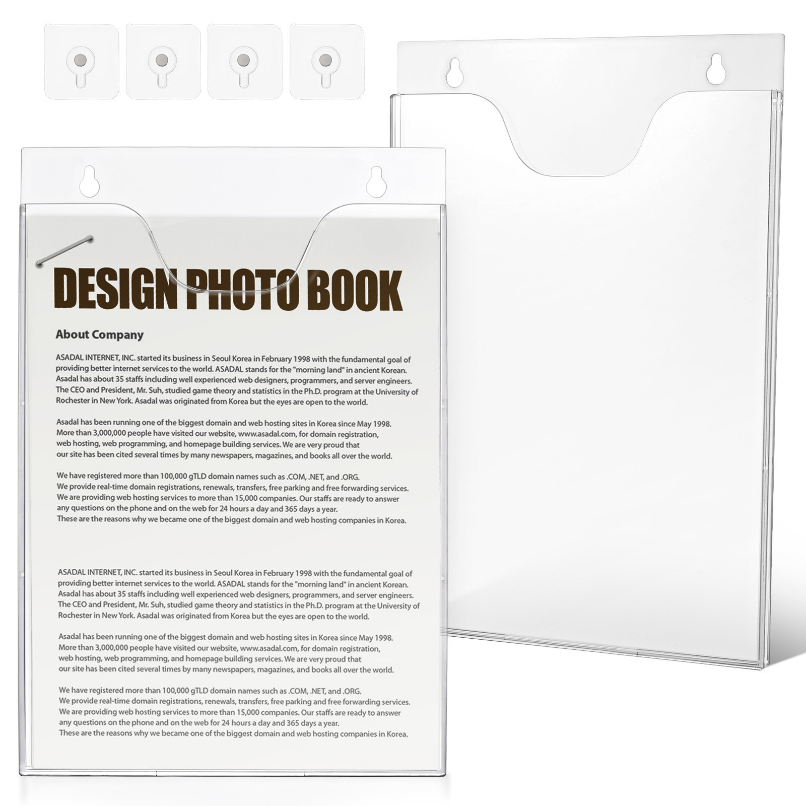 Magazine Holder Rack - 2 unidades de organizador de documentos