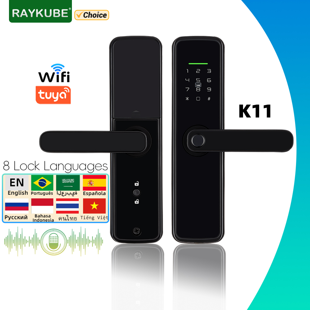 Letter Opener Brass - RAYKUBE K11 Tuya WiFi cerradura biométrica