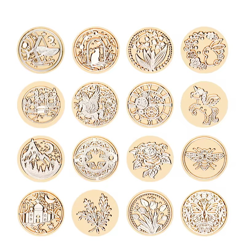 Sello de cera con patrón de ro - Wax Seal Stamp Set reseña y precio