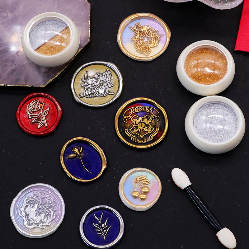 Sello de cera dorado en 18 col - Wax Seal Stamp Set reseña y precio