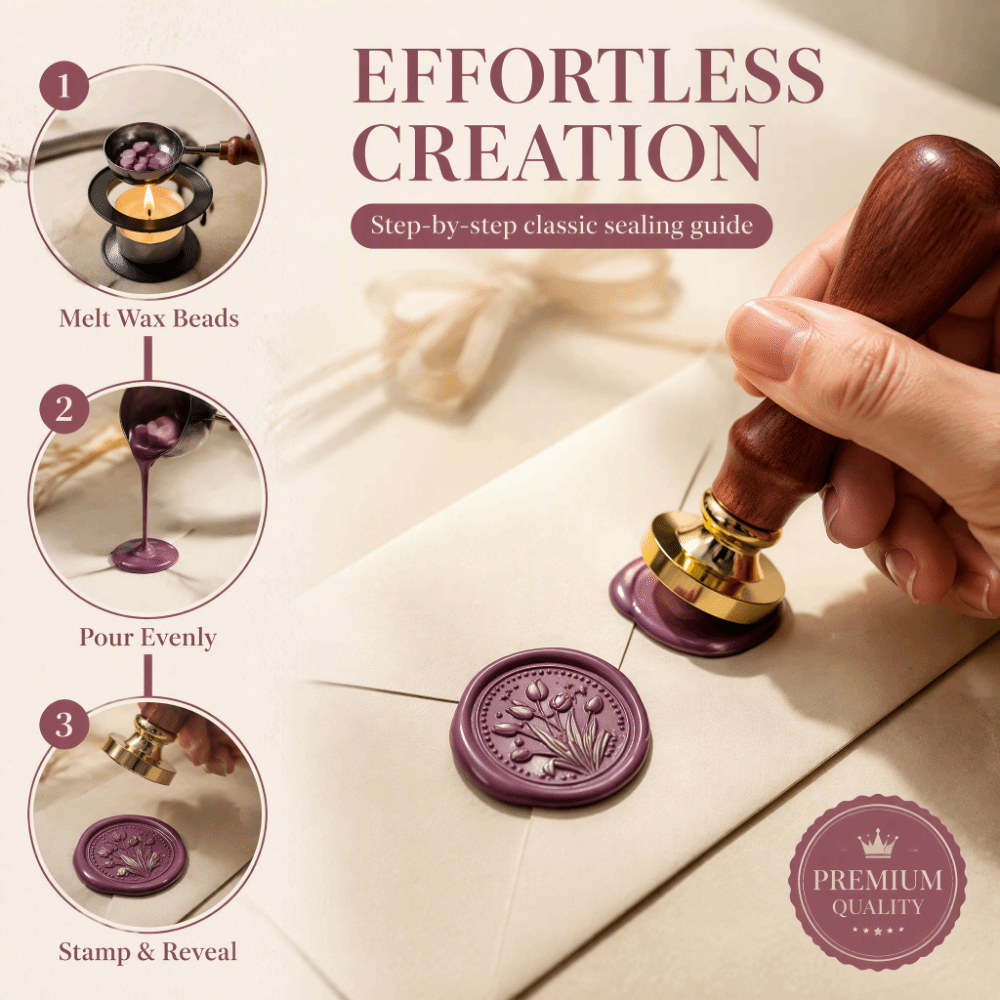Juego de 20 sellos de cera de  - Wax Seal Stamp Set reseña y precio