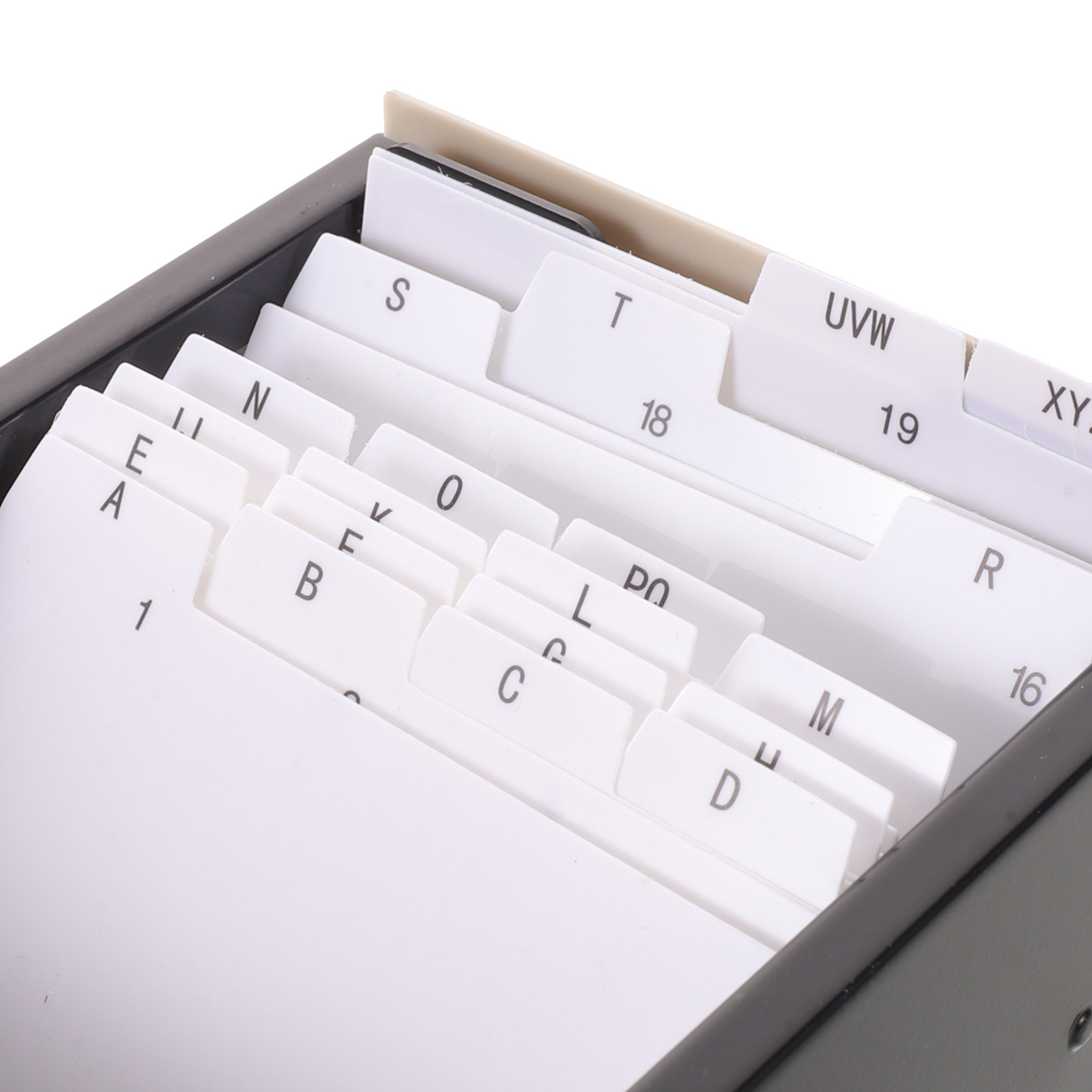 Caja organizadora de escritori - Card Index Box reseña y precio
