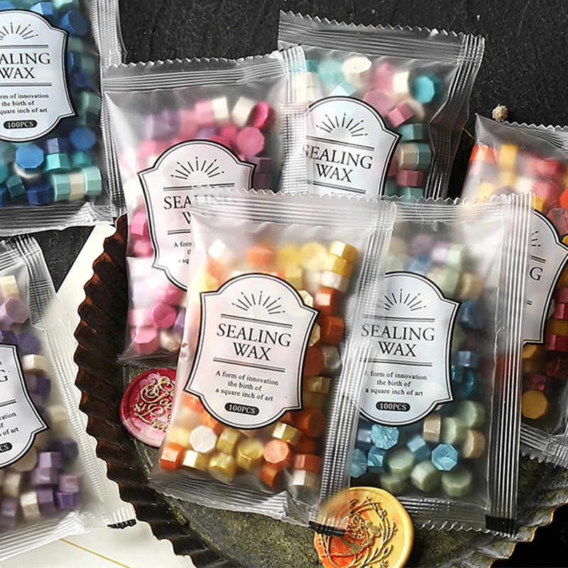 200 unids/bolsa octágono cuent - Wax Seal Stamp Set reseña y precio