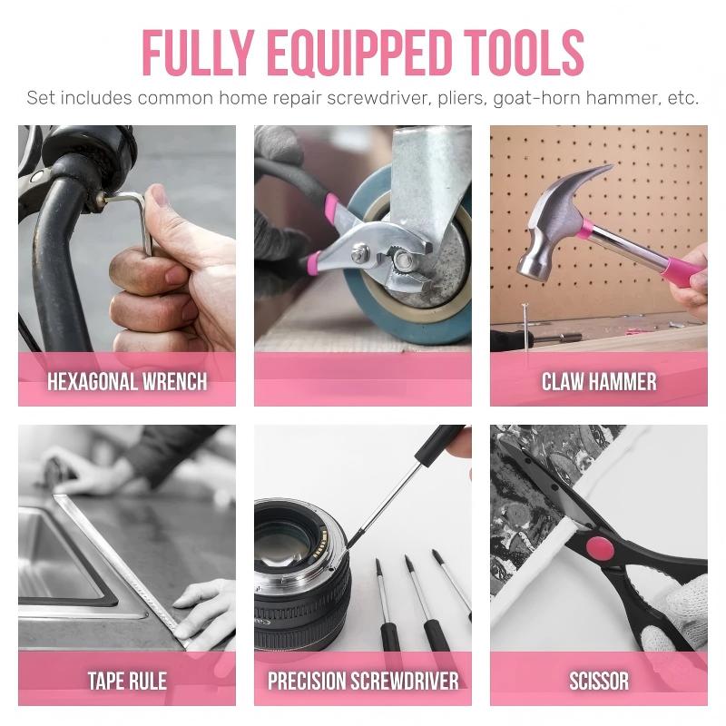 Kit de herramientas de 62 piez - Tape Dispenser Weighted reseña y precio