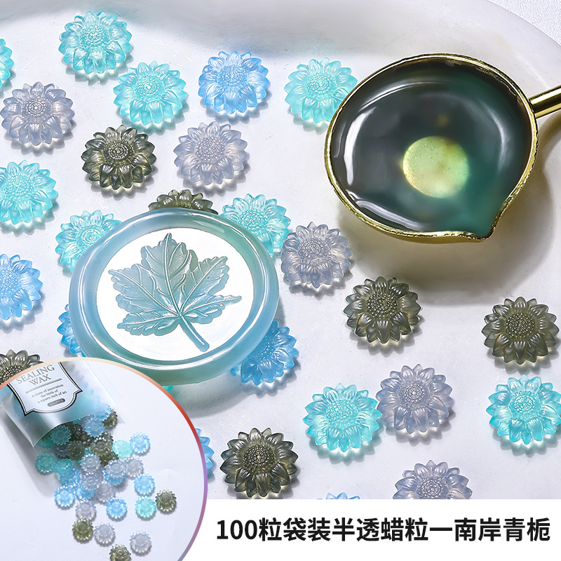 100 Uds. Cuentas de cera de se - Wax Seal Stamp Set reseña y precio